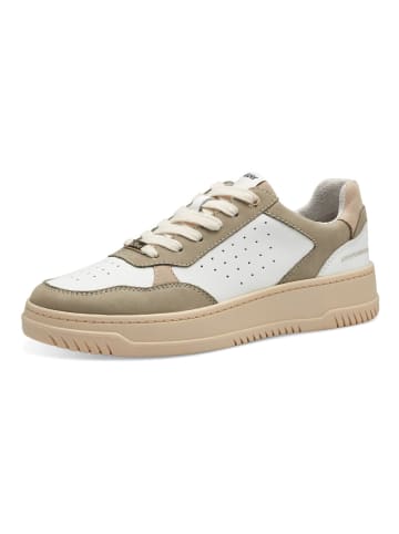 S.OLIVER RED LABEL Sneaker in Grün/Beige