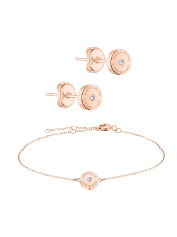 LIEBESKIND BERLIN Schmuck-Set Sparkling Rosé in roségold