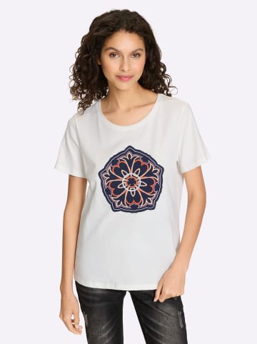 Heine T-Shirt in ecru