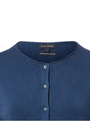 Franco Callegari Strickjacke in indigo - 0002