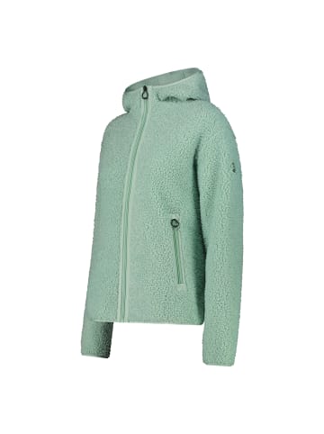 cmp Woman Jacket Fix Hood in Minze
