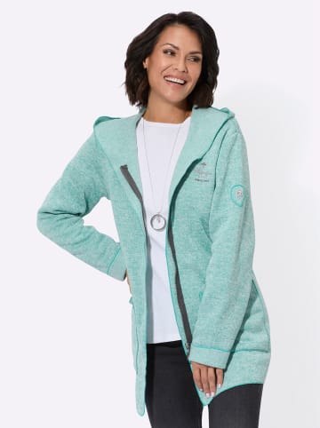 WITT WEIDEN Strickfleece-Jacke in salbei-meliert