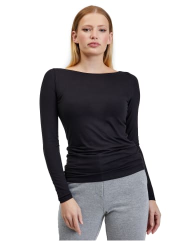 orsay Langarmshirt in Schwarz