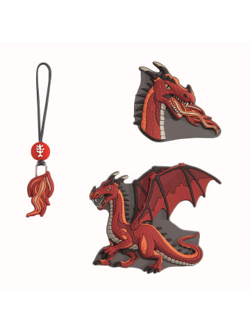 Step by Step MAGIC MAGS Dragon Drako Applikationen in rot