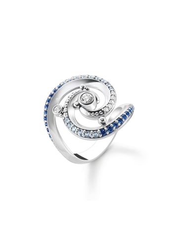 Thomas Sabo Ring in silber, blau