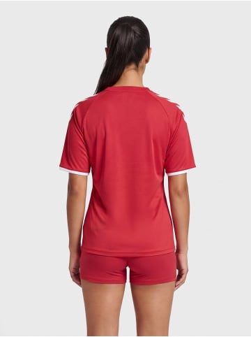 Hummel T-Shirt Raglanärmel Hmlcore Damen in TRUE RED