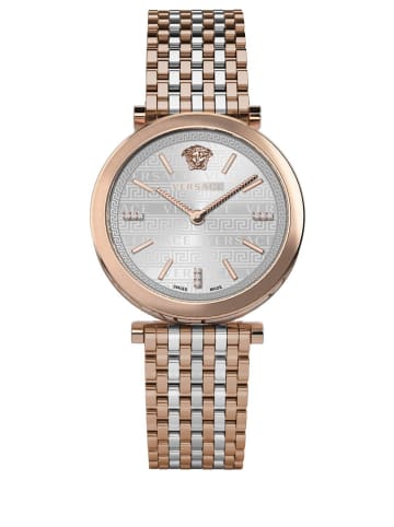 Versace Schweizer Uhr V-Twist in rosegold