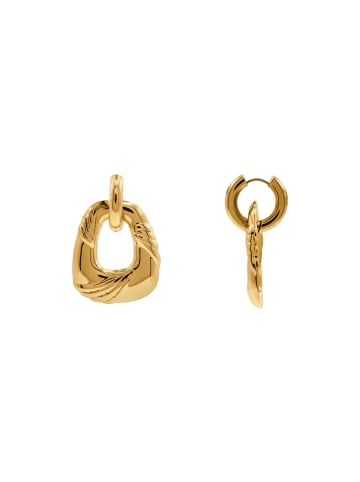 Steel_Art Creole mit Anhänger Azaria goldfarben in goldfarben
