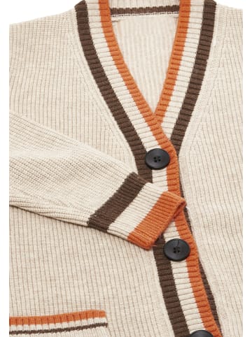 Fumo Damen Strickjacke in Wollweiss