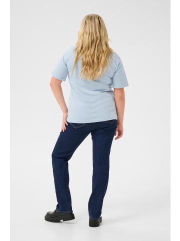 KAFFE curve T-shirt KCmerisa Regular fit in Soft Chambray