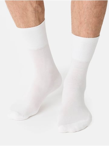 Nur Die  Freizeitsocken Baumwolle Aktiv Sport und Freizeit in weiß