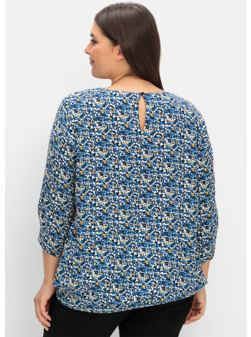 sheego Tunika in tiefblau-gemustert