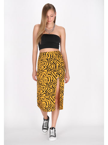 myMo ROCKS Women Skirt in mustard black