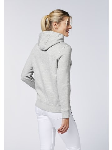 Polo Sylt Kapuzensweatshirt in Grau