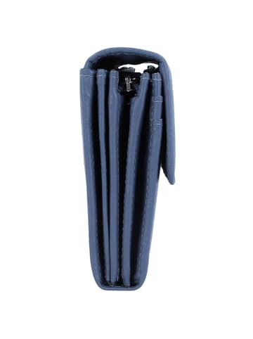 Esquire Viktoria Geldbörse RFID Leder 18,5 cm taubenblau