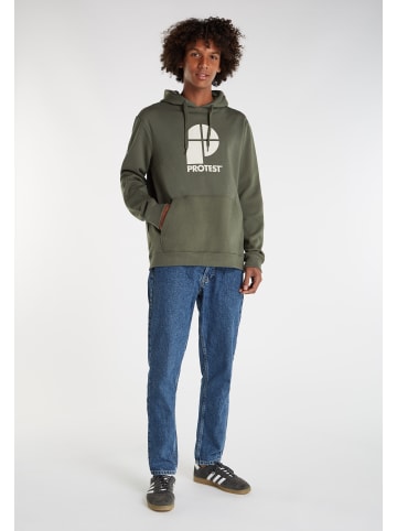 Protest " CLASSIC LOGO HOODY in Thyme