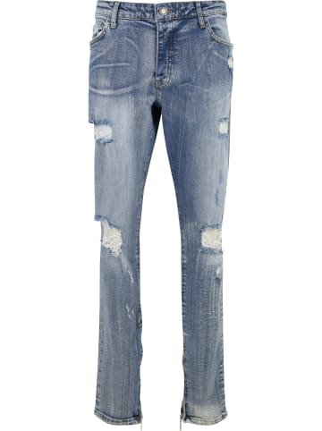 2Y Premium Straight Fit in blue