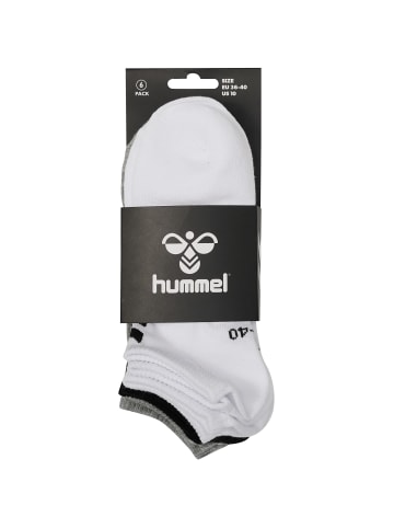 Hummel Ancle Socken Hmlchevron Erwachsene in BLACK/WHITE/GREY