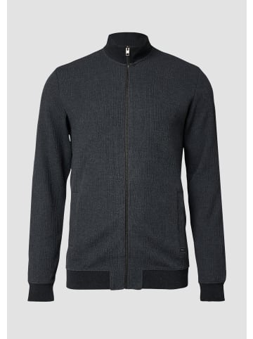 s.Oliver Sweatshirt Jacke in 9898_dunkelgrau