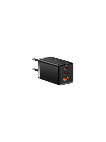 Baseus GaN 2xUSB C 1xUSB 65W Schnellladegerät Baseus GaN5 Pro in Schwarz