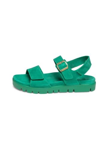 VITAFORM Samtziegenleder Sandalen in grün