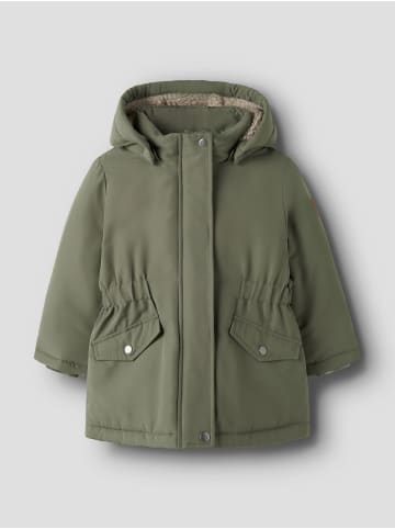 name it Winterparka NMFMARLOW PARKA JACKET in dusty olive