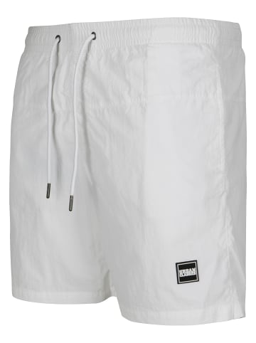 Urban Classics Urban Classics Herren Block Swim Shorts in white