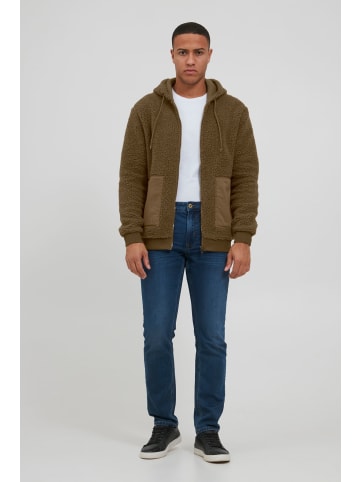 !SOLID Fellimitatjacke SDVig hooded jacket 21106232  Kapuzenjacken mit Teddyfell in Braun