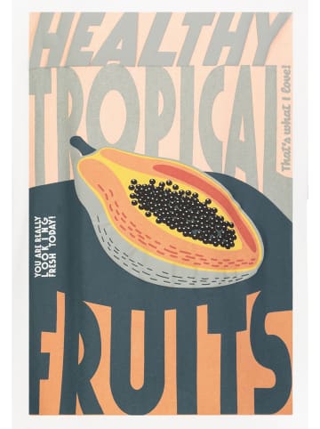 Sublevel Rundhals T-Shirt Kurzarm Motivprint Casual in Weiß