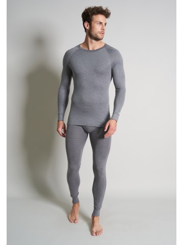 CECEBA Thermo Longsleeve Thermo Sport in grau-dunkel-melange