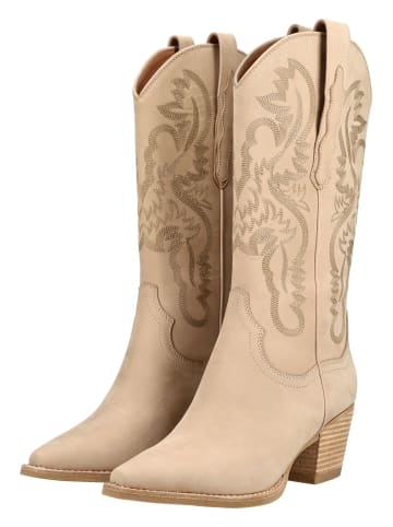 Jeffrey Campbell Stiefel Beige