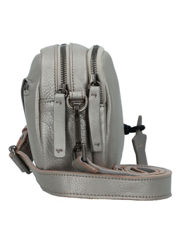 FREDs BRUDER Joy Umhängetasche Leder 20 cm in silver