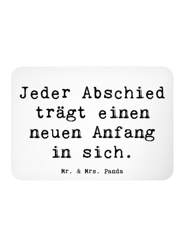 Mr. & Mrs. Panda Kühlschrankmagnet Spruch Verluste betrauern und... in Weiß