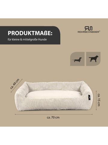 ROHRSCHNEIDER Tierbetten 1er Pack in Beige