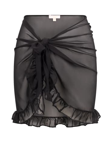 Moda Minx Sarong Chiffron Short in Schwarz