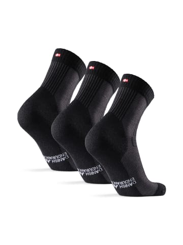 DANISH ENDURANCE Socken Light Hiking Crew in schwarz