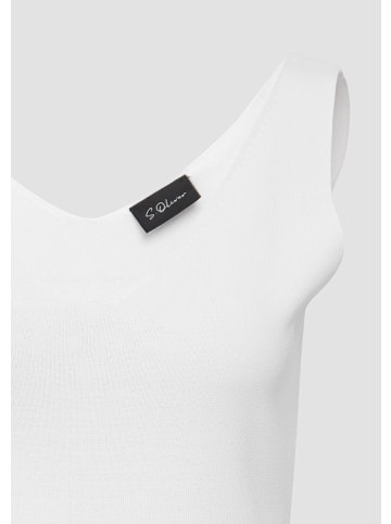 s.Oliver BLACK LABEL Strickpullunder keine Ärmellänge in Creme