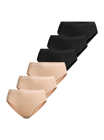 Conta Taillen Slip Modal in Schwarz / beige