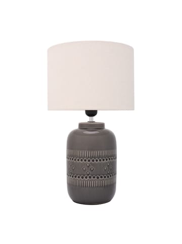 Pauleen Tischleuchte Gleaming Beauty in Beige / Grau -H:430mm