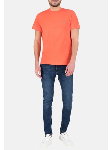 Lacoste T-Shirt mit Rundhalsausschnitt in orange