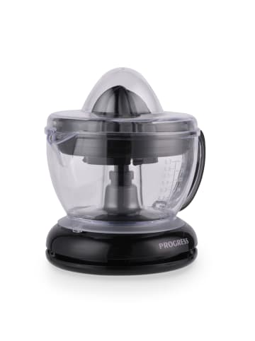 Progress Elektrische Zitruspresse 40 W, 700 ml in Schwarz, 14,6 x 20 x 19,5 cm