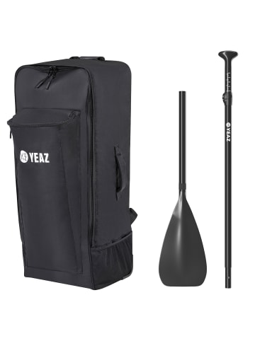 YEAZ KIT PRO trolley-rucksack und carbon-paddel in schwarz