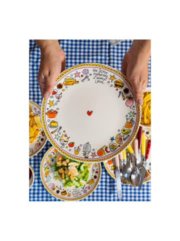 Blond Amsterdam Speiseteller Essen in Bunt - 26cm