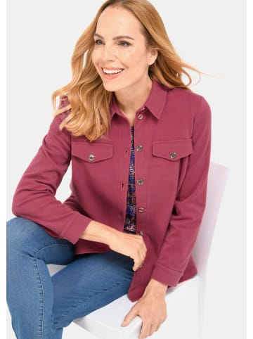 GOLDNER Kurzgröße:  Moderne Hemdjacke, trageangenehm in dunkelkoralle