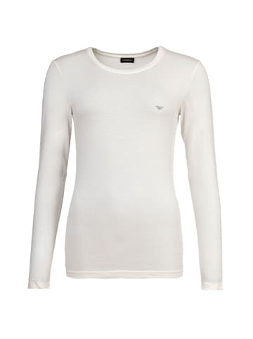 Emporio Armani Longsleeve 1er Pack in Weiß