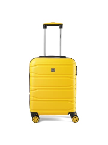 benzi 5523 4 Rollen Kabinentrolley 53 cm in gelb