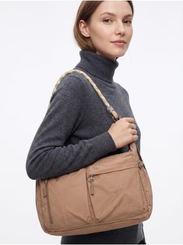 GianMarco Venturi Schultertasche in KHAKI