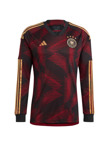 adidas Performance Fußballtrikot DFB WM 2022 Away in schwarz / gold