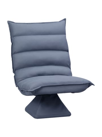 HOMCOM Bodenstuhl in Grau 62L x 70B x 95H cm