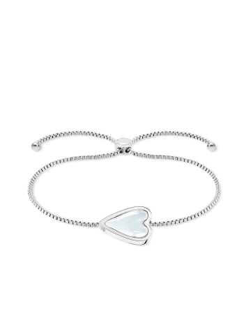 LIEBESKIND BERLIN Armband - Glass Heart in silber